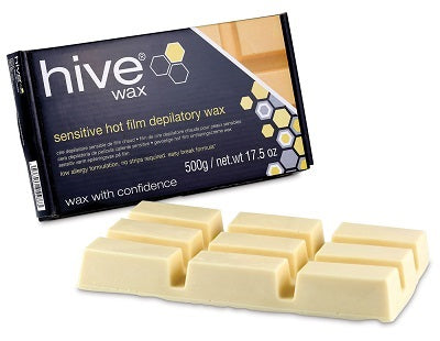 Options by Hive waxes are formulated from the highest quality ingredients to ensure excellent and consistent waxing results. A popular choice with professional beauty therapists worldwide. A unique, pliable hot film wax containing plasticides to provide superior hair removal results on sensitive areas of stubborn hair growth. Has a low allergy risk formation, ideal for use on sensitive skin and excellent for use in Brazilian waxing.